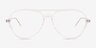 Quin Clear AcetateEyeglass Frames from EyeBuyDirect, Front View