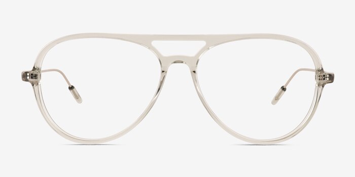 Quin Clear Green Acetate Eyeglass Frames from EyeBuyDirect