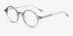 Gregory Clear Green AcetateEyeglass Frames from EyeBuyDirect, Angle View