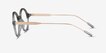 Gregory Clear Green AcetateEyeglass Frames from EyeBuyDirect, Side View