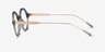 Gregory Clear Green AcetateEyeglass Frames from EyeBuyDirect, Side View