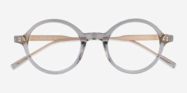 Gregory Clear Green AcetateEyeglass Frames from EyeBuyDirect, Closed View
