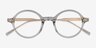 Gregory Clear Green AcetateEyeglass Frames from EyeBuyDirect, Closed View