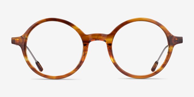 Gregory Striped Tortoise AcetateEyeglass Frames from EyeBuyDirect, Front View