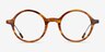Gregory Striped Tortoise AcetateEyeglass Frames from EyeBuyDirect, Front View