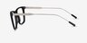 Zach Black AcetateEyeglass Frames from EyeBuyDirect, Side View