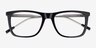 Zach Black AcetateEyeglass Frames from EyeBuyDirect, Closed View
