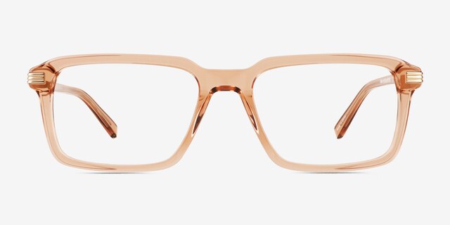 Niall Clear Champagne AcetateEyeglass Frames from EyeBuyDirect, Front View