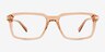 Niall Clear Champagne AcetateEyeglass Frames from EyeBuyDirect, Front View