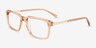 Niall Clear Champagne AcetateEyeglass Frames from EyeBuyDirect, Angle View
