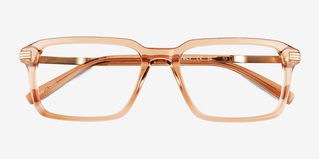 Niall Clear Champagne AcetateEyeglass Frames from EyeBuyDirect, Closed View