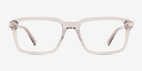 Niall Clear Gray Acétate Montures de lunettes de vue