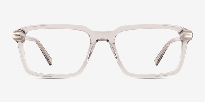 Niall Clear Gray Acetate Eyeglass Frames from EyeBuyDirect