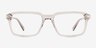 Niall Clear Gray AcetateEyeglass Frames from EyeBuyDirect, Front View
