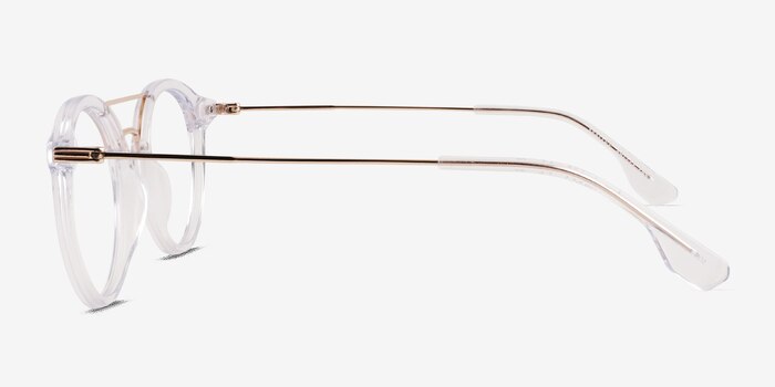 Mallet Clear Gold Acetate Eyeglass Frames from EyeBuyDirect