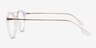 Mallet Clear Gold AcetateEyeglass Frames from EyeBuyDirect, Side View