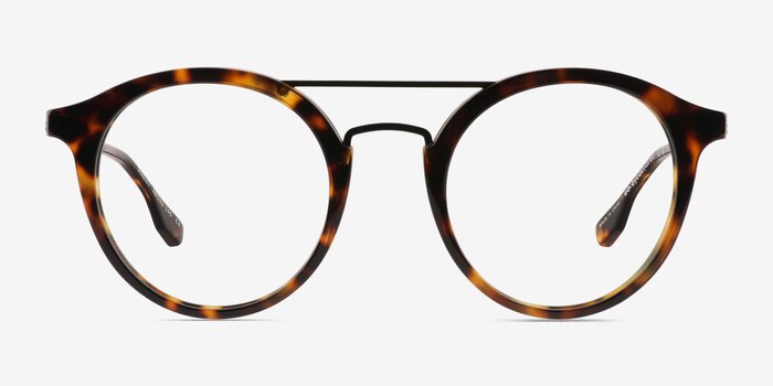 Mallet Tortoise Black Acetate Eyeglass Frames from EyeBuyDirect