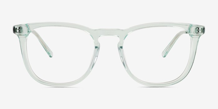 Vinyl Clear Mint Acétate Montures de lunettes de vue d'EyeBuyDirect