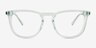 Vinyl Clear Mint AcetateEyeglass Frames from EyeBuyDirect, Front View