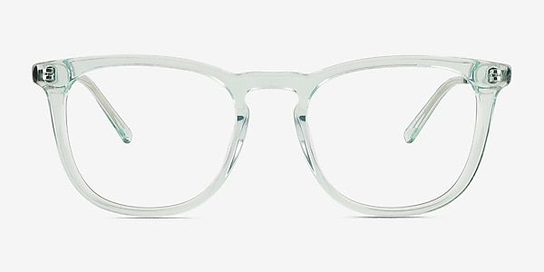 Vinyl Clear Mint Acétate Montures de lunettes de vue
