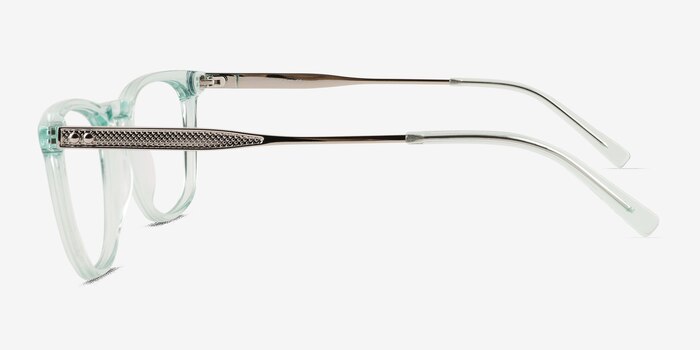 Vinyl Clear Mint Acétate Montures de lunettes de vue d'EyeBuyDirect