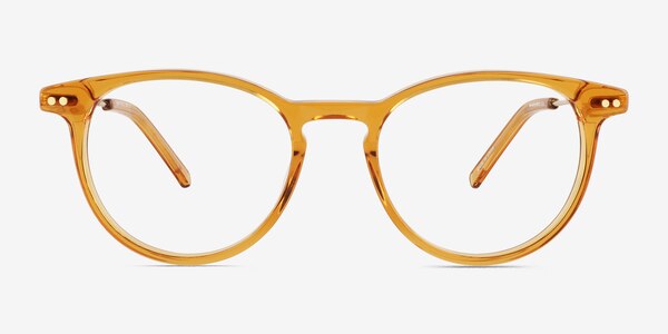 Snap Clear Orange Acetate Eyeglass Frames