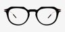 Chisle Black Gold AcétateMontures de lunettes de vue d'EyeBuyDirect, Vue de Face