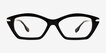Vise Black Gold AcetateEyeglass Frames from EyeBuyDirect, Front View