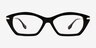 Vise Black Gold AcetateEyeglass Frames from EyeBuyDirect, Front View