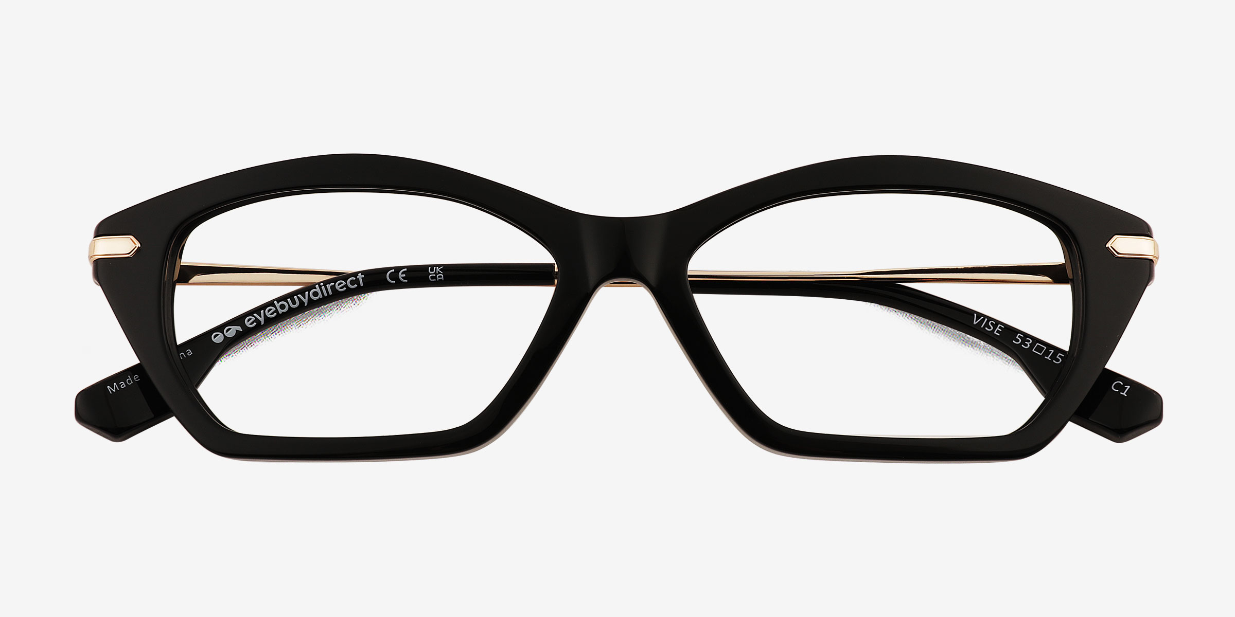 1960's】SWANK thick tortoise “cat eye”
