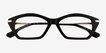 Vise Black Gold AcetateEyeglass Frames from EyeBuyDirect, Closed View