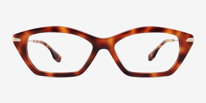 Vise Tortoise Gold Acetate Eyeglass Frames from EyeBuyDirect