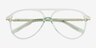 Uni Clear Green AcetateEyeglass Frames from EyeBuyDirect, Closed View