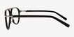 Uni Black AcetateEyeglass Frames from EyeBuyDirect, Side View