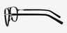 Uni Black AcetateEyeglass Frames from EyeBuyDirect, Side View