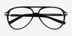 Uni Black AcetateEyeglass Frames from EyeBuyDirect, Closed View