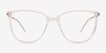 Study Clear AcetateEyeglass Frames from EyeBuyDirect, Front View
