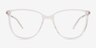 Study Clear AcetateEyeglass Frames from EyeBuyDirect, Front View