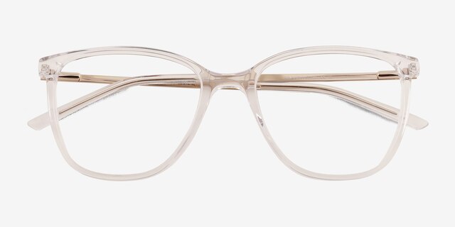 Study Clear AcetateEyeglass Frames from EyeBuyDirect, Closed View
