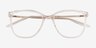 Study Clear AcetateEyeglass Frames from EyeBuyDirect, Closed View