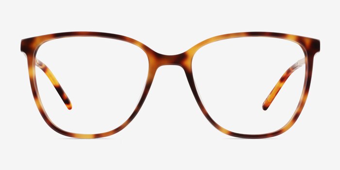 Study Brown Tortoise Acetate Eyeglass Frames from EyeBuyDirect