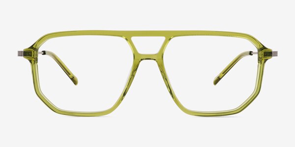 Craft Clear Green Acétate Montures de lunettes de vue