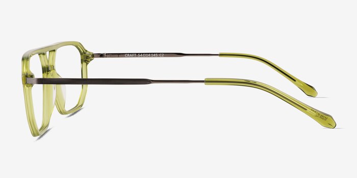 Craft Clear Green Acetate Eyeglass Frames from EyeBuyDirect