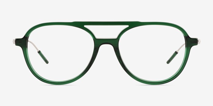 Anvil Clear Green Acétate Montures de lunettes de vue d'EyeBuyDirect