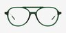 Anvil Clear Green AcetateEyeglass Frames from EyeBuyDirect, Front View