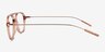 Anvil Clear Brown AcetateEyeglass Frames from EyeBuyDirect, Side View
