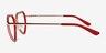 Loving Red AcetateEyeglass Frames from EyeBuyDirect, Side View