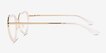 Loving Clear AcetateEyeglass Frames from EyeBuyDirect, Side View