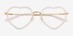 Loving Clear AcetateEyeglass Frames from EyeBuyDirect, Closed View