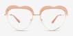 Soulmate Pink AcetateEyeglass Frames from EyeBuyDirect, Front View